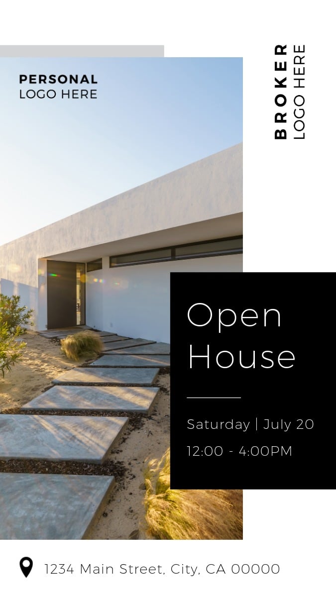 Open House Instagram Story Template from LCA Marketing Center