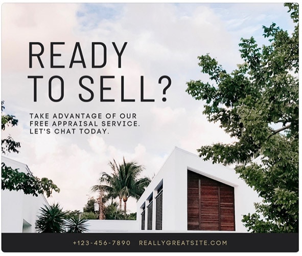 Seller CMA Real Estate Postcards from Canva