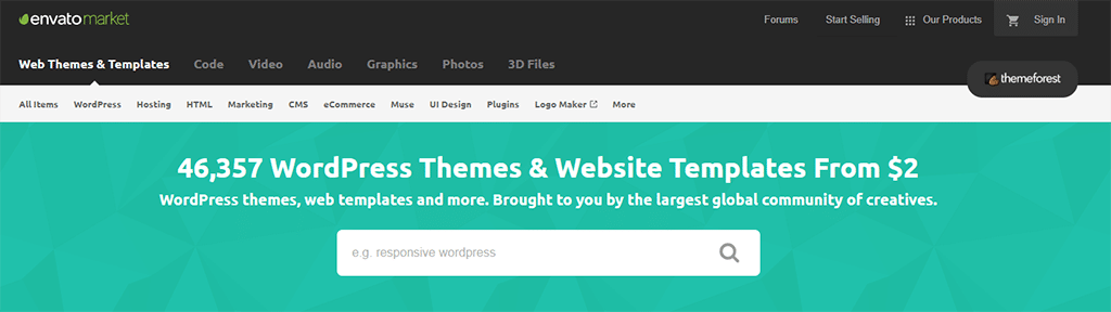 Envato Market - web themes and templates